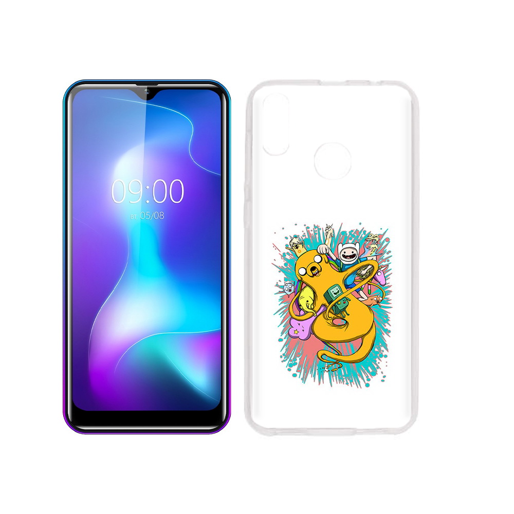 

Чехол MyPads Tocco для BQ 6042L время приключений рисунок, Прозрачный, Tocco