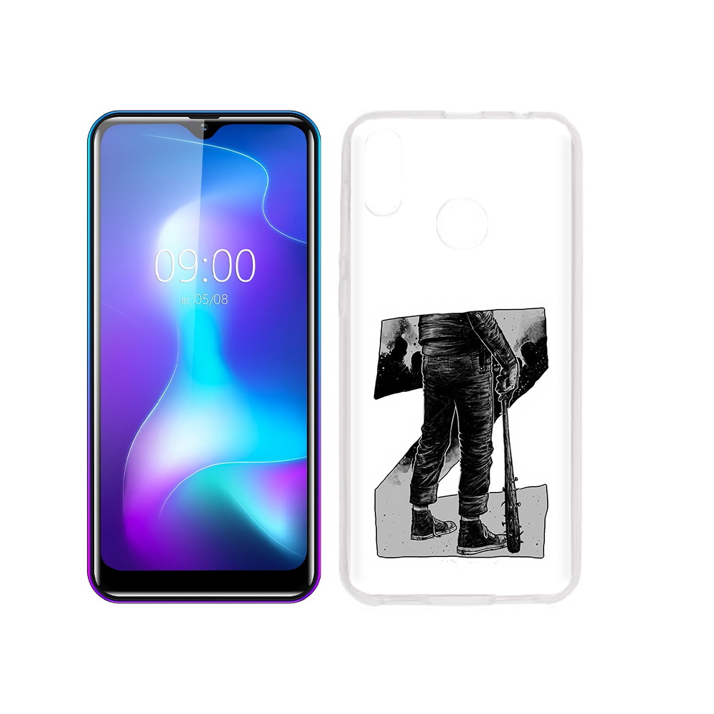 

Чехол MyPads Tocco для BQ 6042L воин черно белый, Tocco