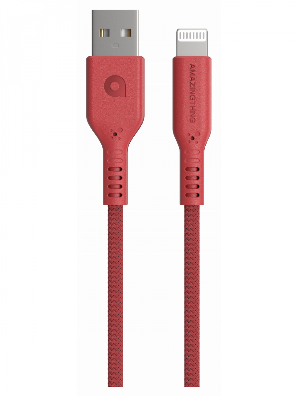 Кабель USB-lightning Amazingthing SupremeLink MFi Speed Pro Zeus Red 1.1m 3.2A