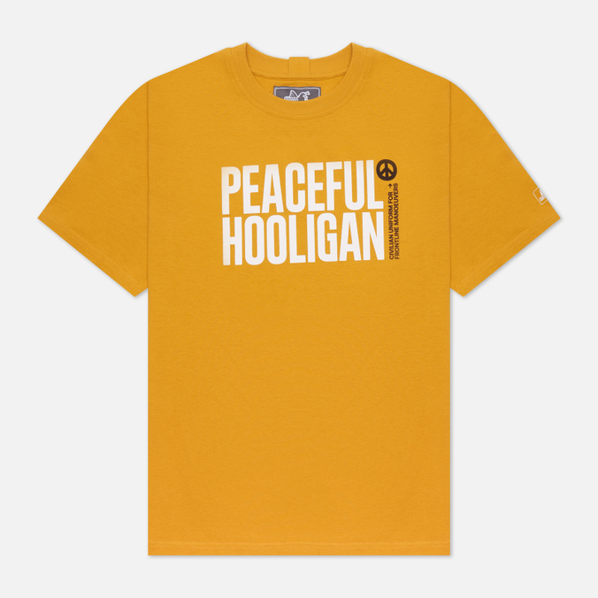 фото Футболка мужская peaceful hooligan phs22teeprt03-gld желтая l