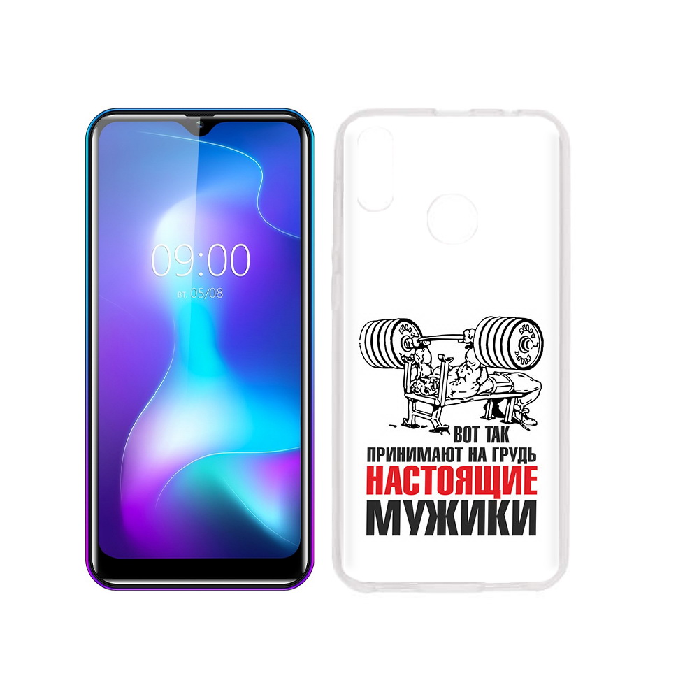 

Чехол MyPads Tocco для BQ 6042L бодибилдинг для мужиков, Прозрачный, Tocco