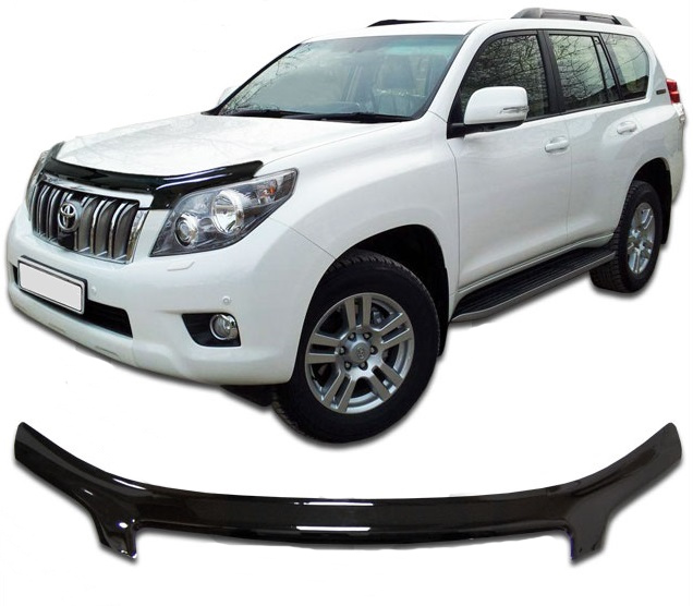 Vip Tuning Дефлектор Капота Пластик Черный Toyota Land Cruiser Prado 150 С 2013 ГВ Посл 2407₽