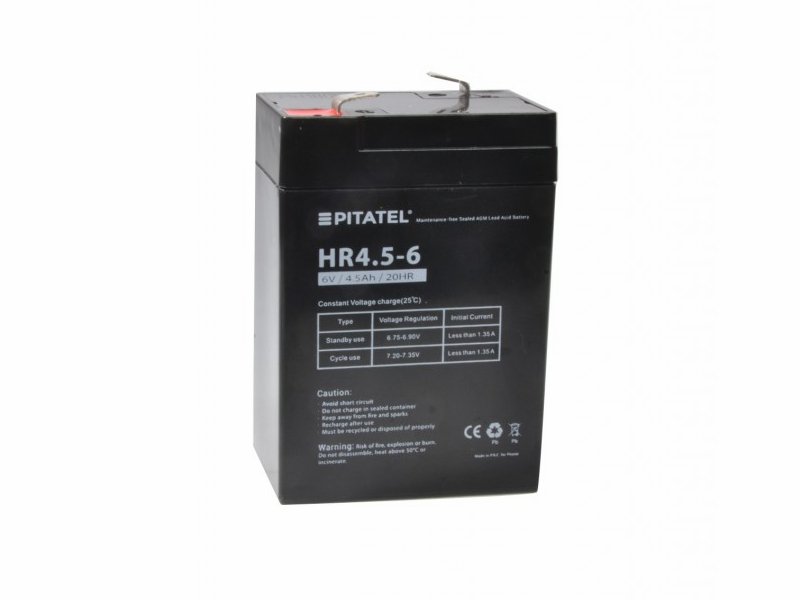 Аккумулятор Pitatel HR45-6 DTM 6045 6V 4500mAh 151000₽