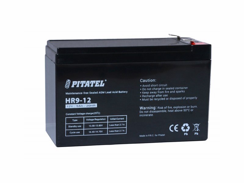 Аккумулятор Pitatel HR9-12, HR 1234W, NPW45-12 12V, 9000mAh