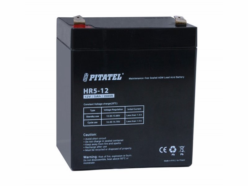 Аккумулятор Pitatel HR5-12, HR 1221W (12V, 5000mAh)