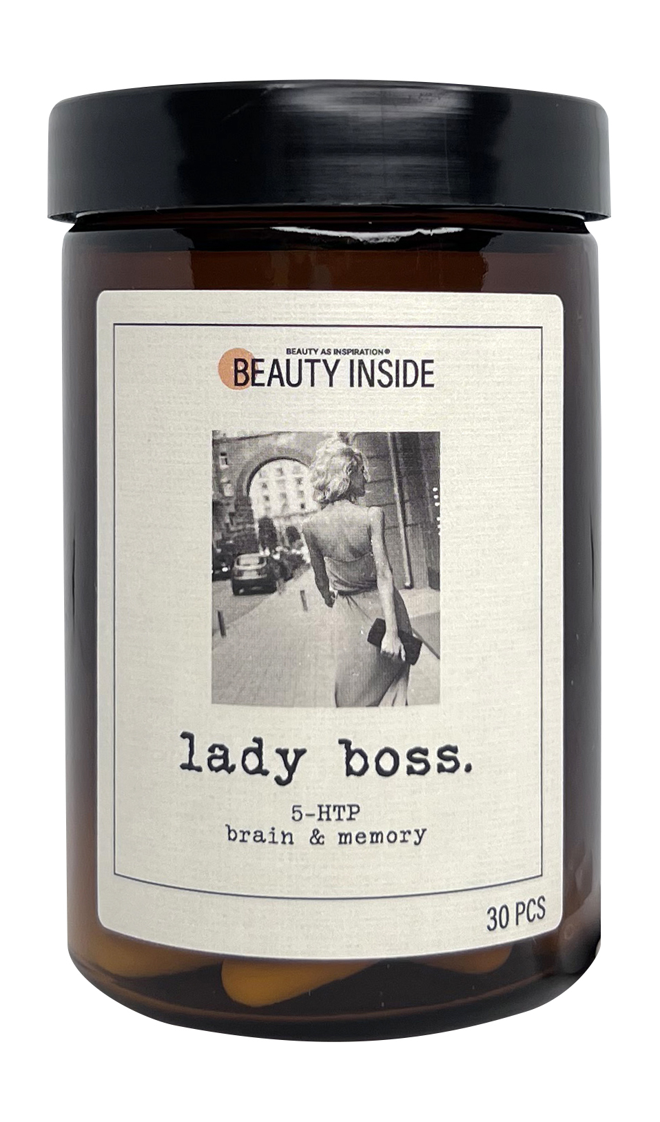 Капсулированный 5-гидрокситриптофан BEAUTY INSIDE LADY BOSS. 5-HTP60 капсулы 30 шт..