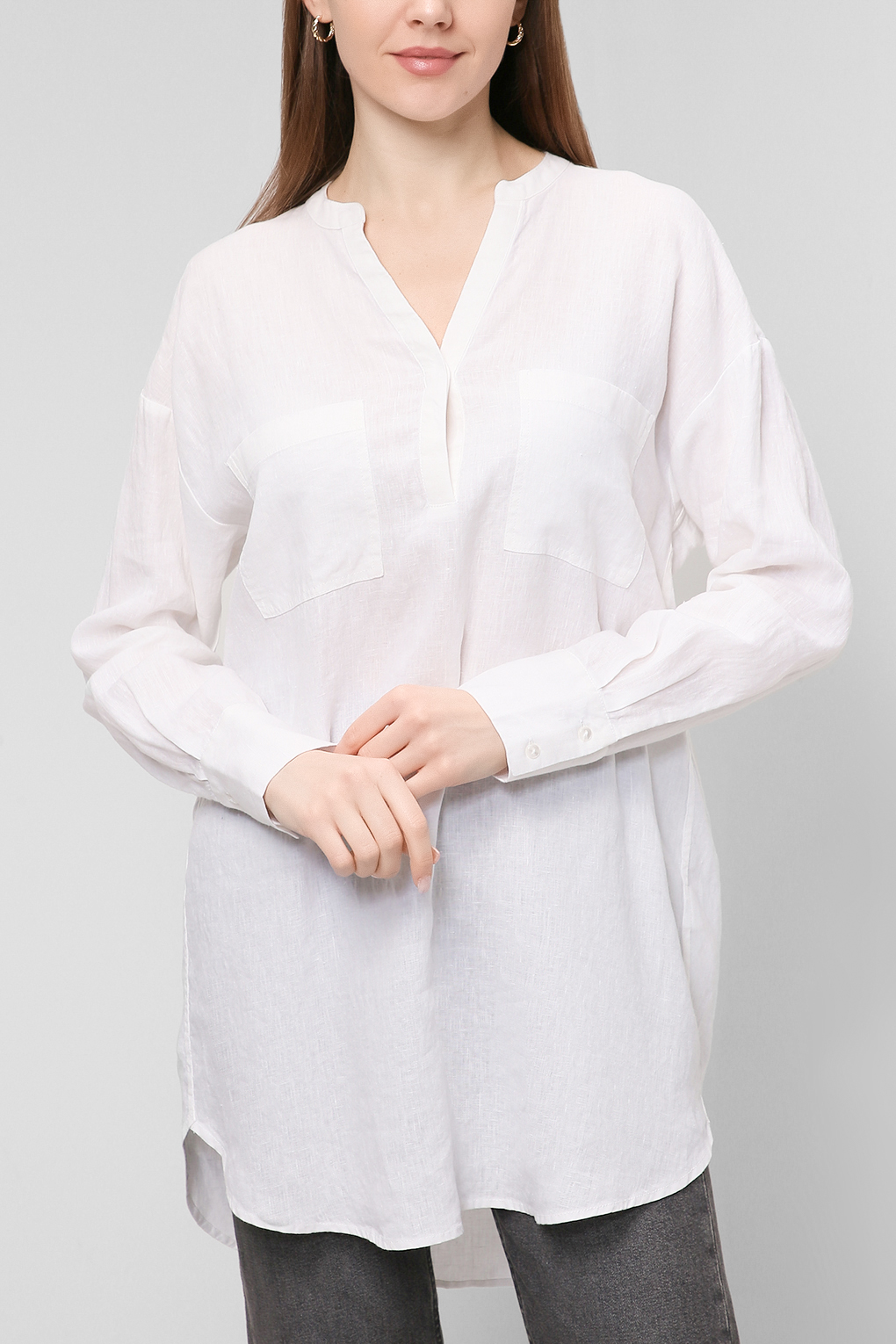 

Туника женская Essentials by Stockmann 2203 MILLIE белая 36 EU, 2203 MILLIE