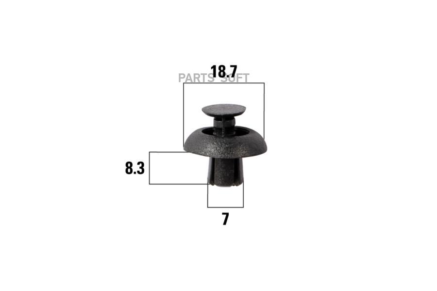 

Клипсы автомобильные Toyota Camry, Land Cruiser Prado KRAFT kt106245
