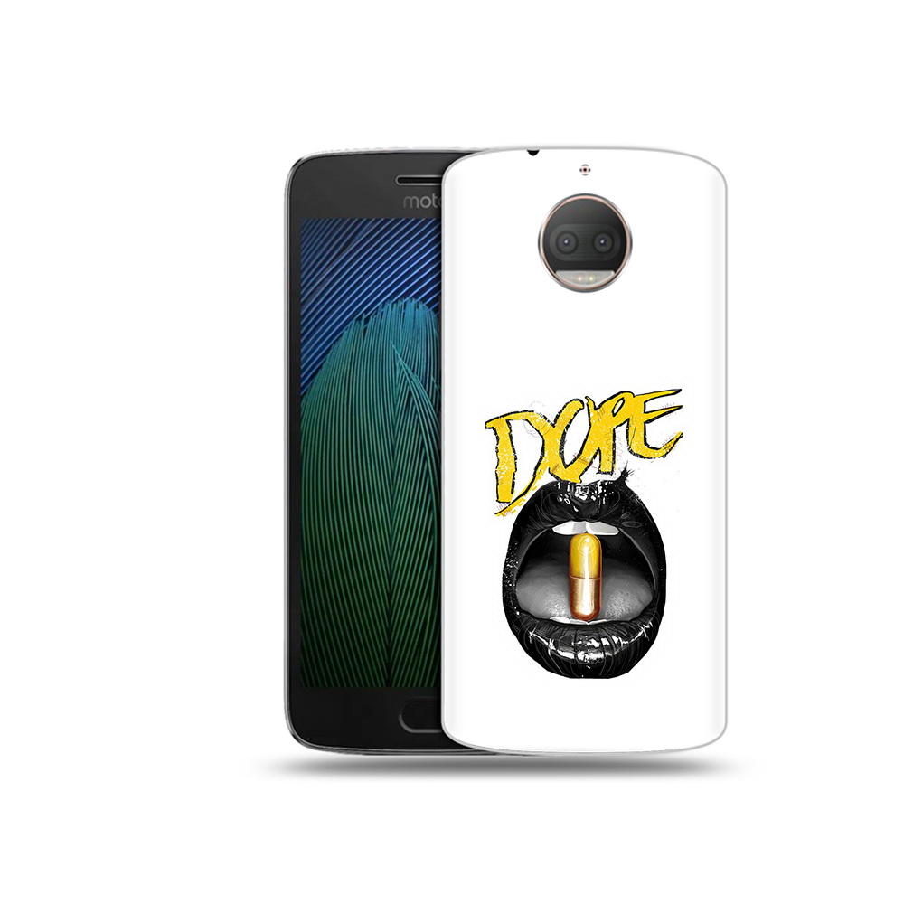 

Чехол MyPads Tocco для Motorola Moto G5S Plus губы (PT75337.377.303), Прозрачный, Tocco