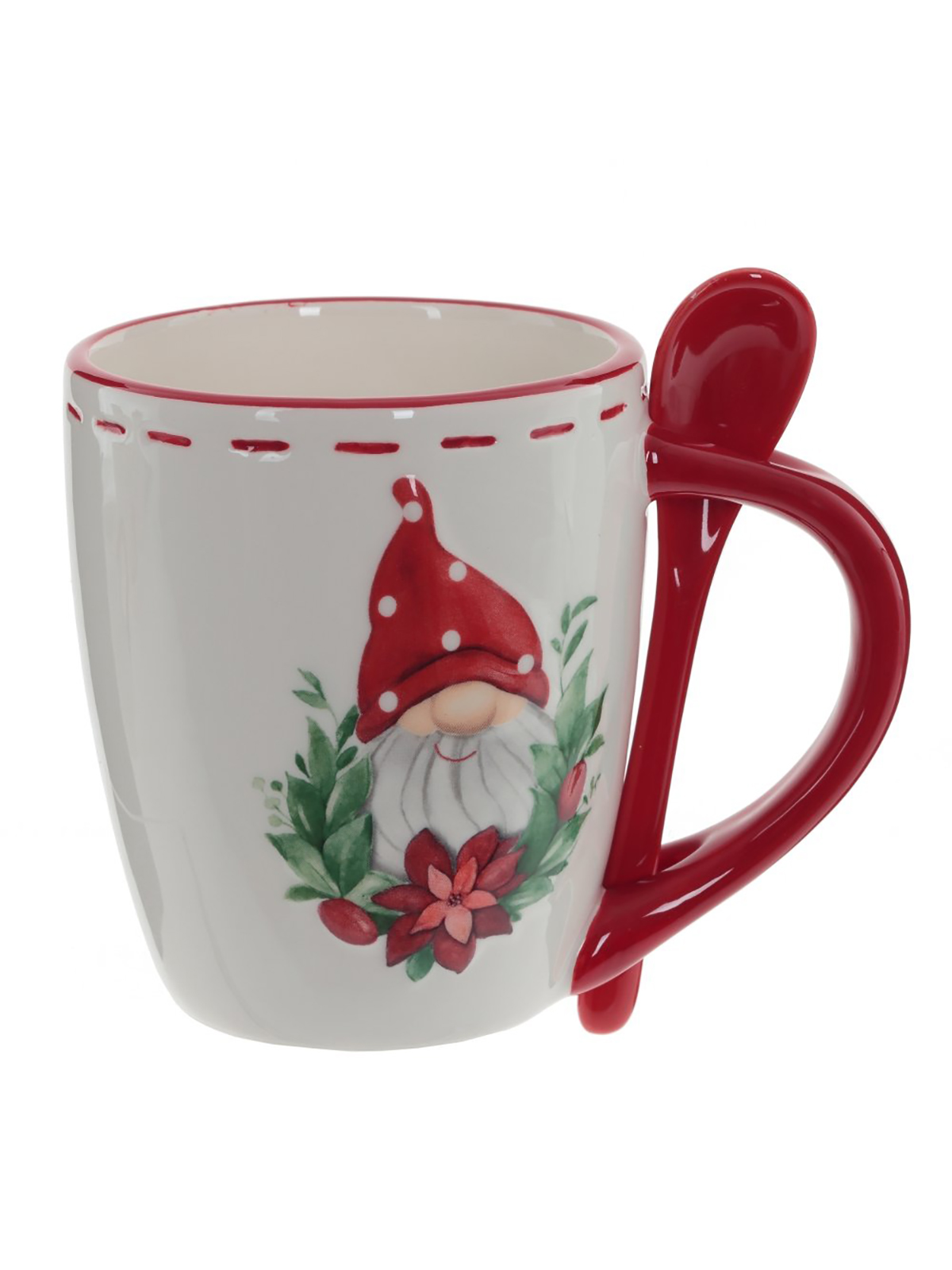 

Кружка Remecoclub новогодняя с ложкой керамическая 400 мл 764061