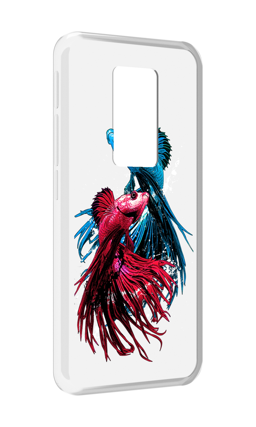 

Чехол MyPads рыбы петушки для Motorola Defy 2021, Прозрачный, Tocco