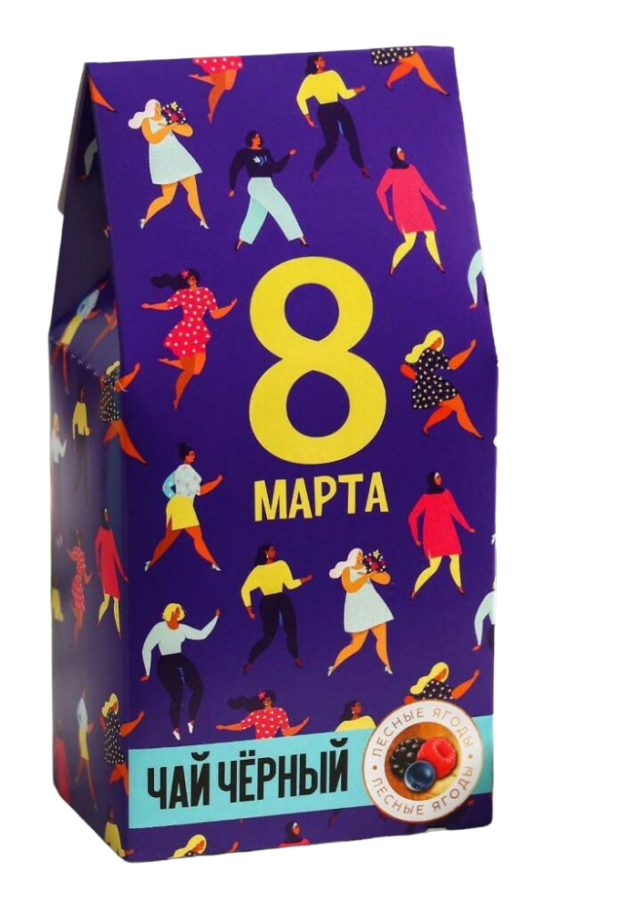 

Чай чёрный «8 Марта», вкус лесные ягоды, 50 г.