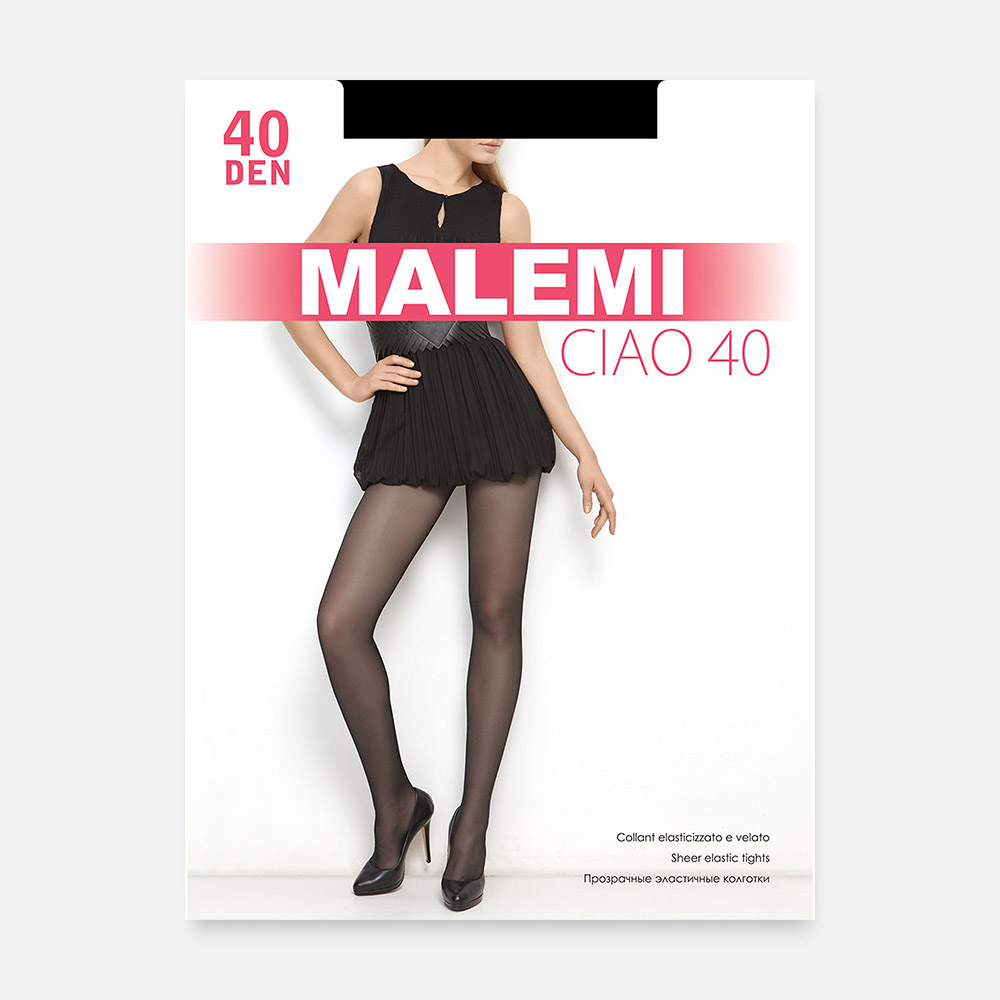 

Колготки женские Malemi Ciao 40 den, черные, размер 3, Черный, Ciao