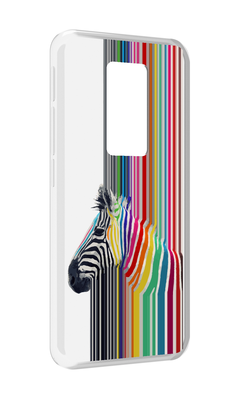 

Чехол MyPads радужная зебра для Motorola Defy 2021, Прозрачный, Tocco