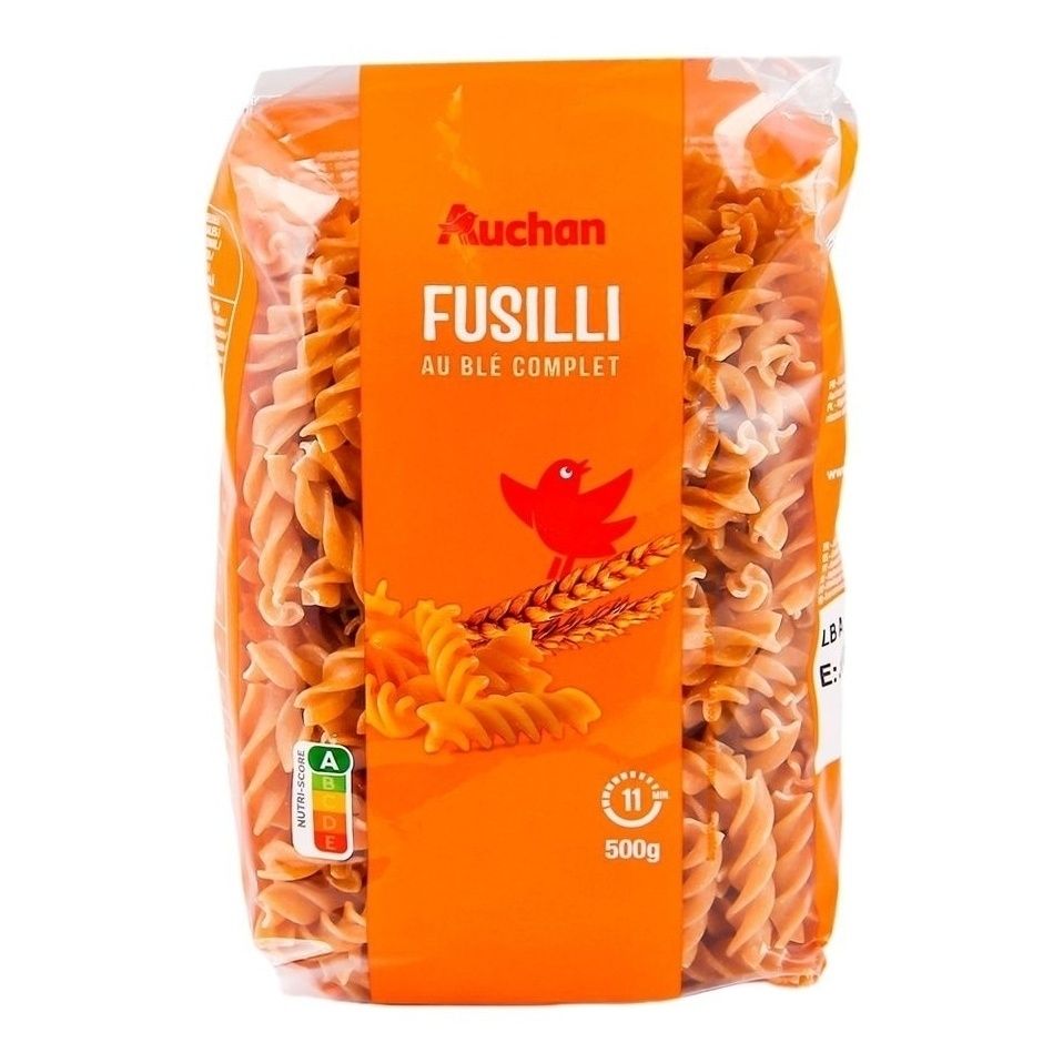 

Макаронные изделия АШАН Красная птица Fusilli 500 г