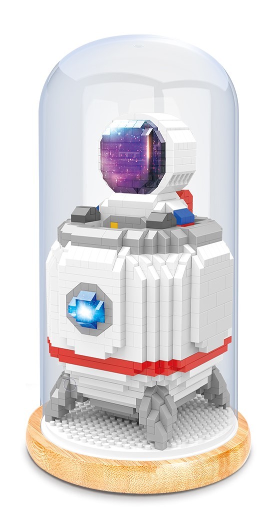 

Конструктор в колбе Wisehawk Космонавт в ракете 884 дет. № 2685 Astronaut in rocket Keep