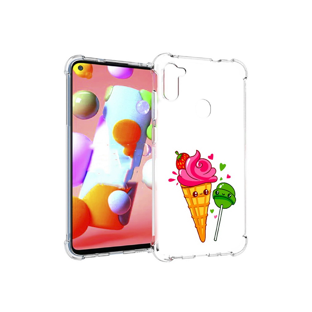 

Чехол MyPads Tocco для Samsung Galaxy M11 Вкусняшки (PT147121.487.45), Прозрачный, Tocco