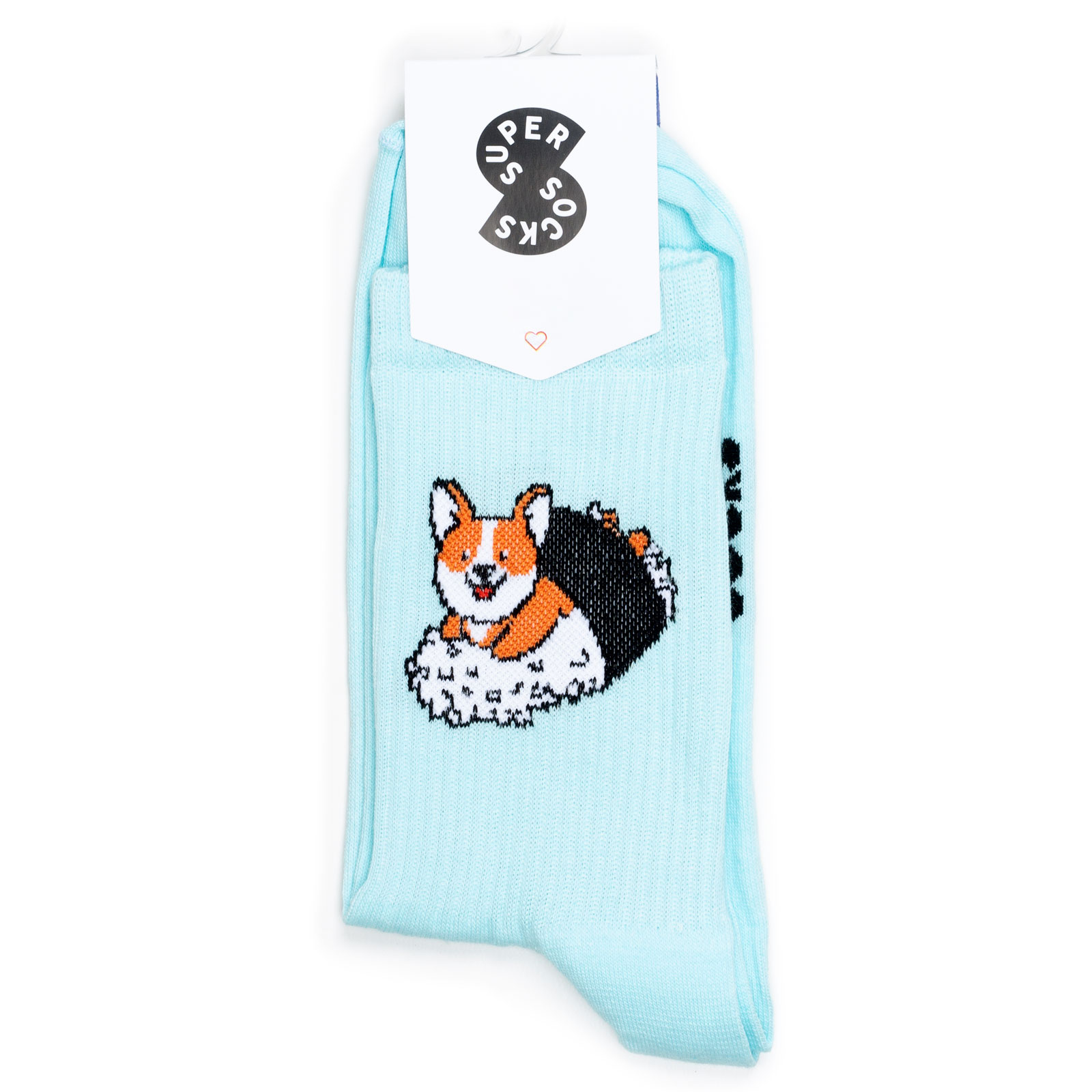

Носки унисекс Super Socks SuperSocksCorgiRoll разноцветные 40-45, SuperSocksCorgiRoll