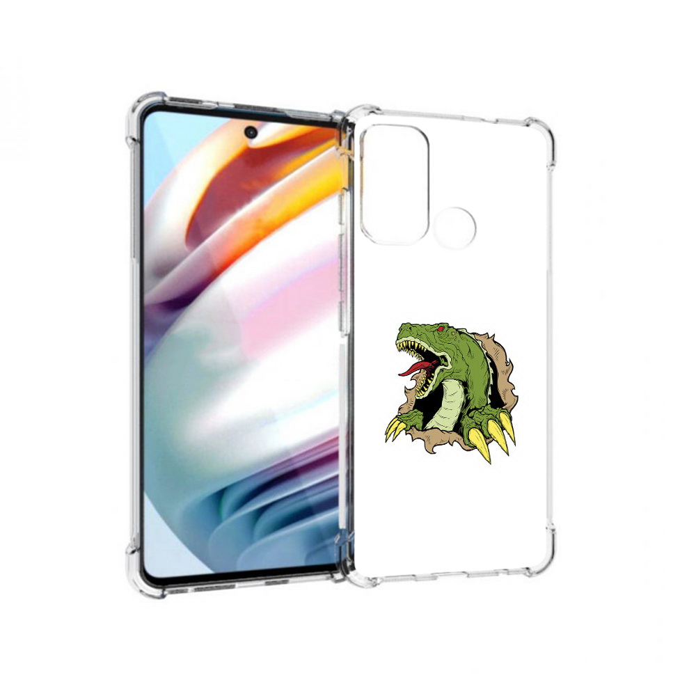 

Чехол MyPads Tocco для Motorola Moto G60 годзила (PT227068.360.290), Прозрачный, Tocco