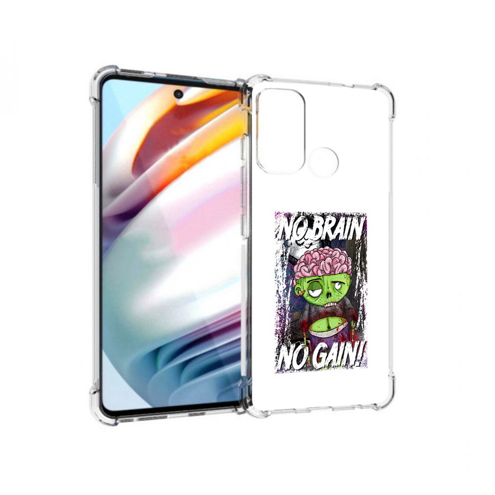 

Чехол MyPads Tocco для Motorola Moto G60 глупый зомби (PT227068.360.289), Прозрачный, Tocco