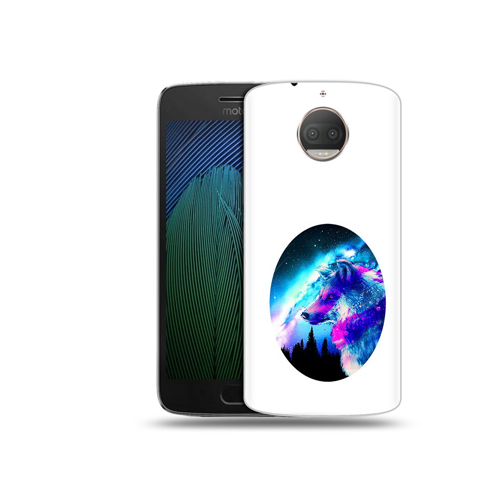

Чехол MyPads Tocco для Motorola Moto G5S Plus голубой волк (PT75337.377.293), Прозрачный, Tocco