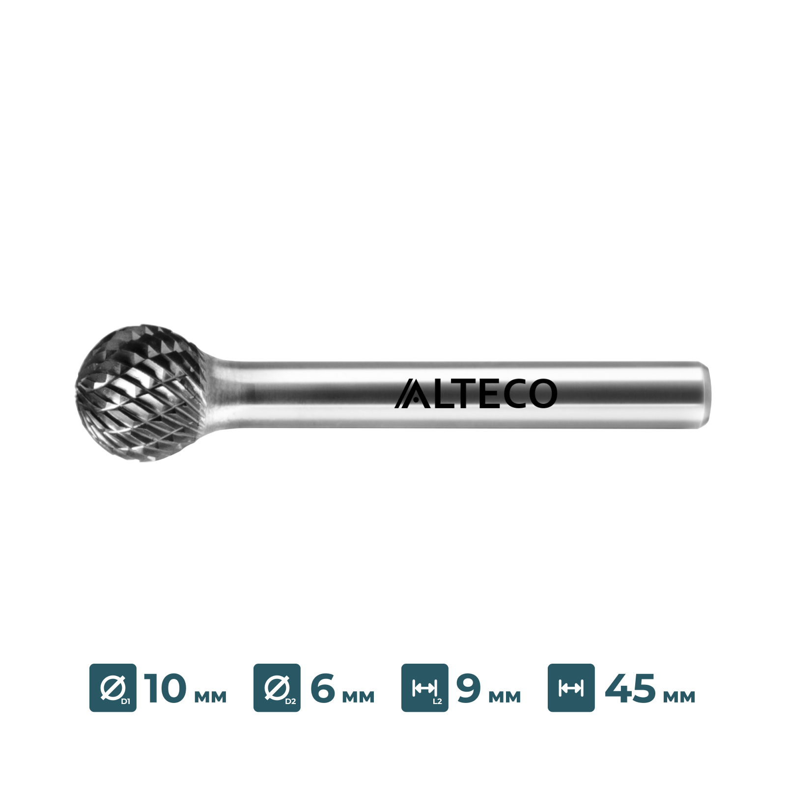 Борфреза по металлу ALTECO D 1009/6 MX, 75642