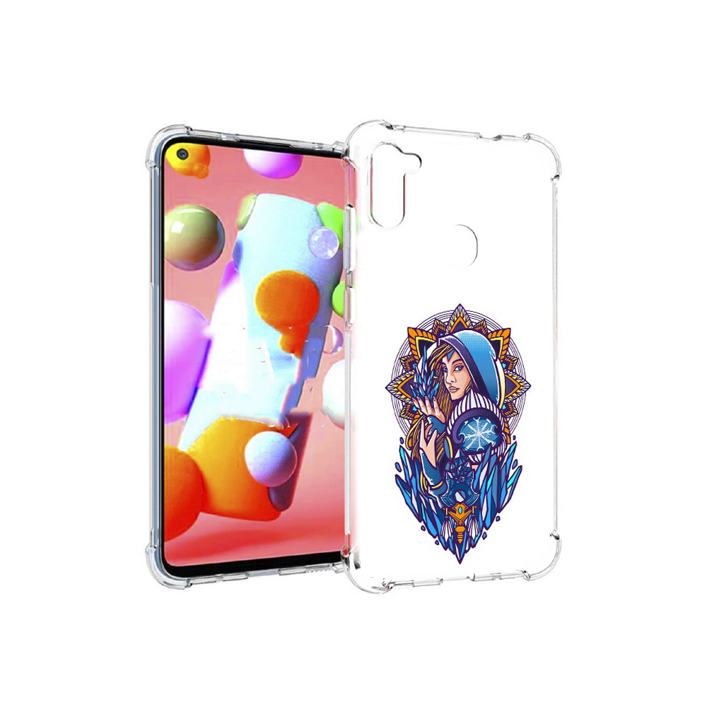 

Чехол MyPads Tocco для Samsung Galaxy M11 кристал мейден дота 2 (PT147121.487.415), Прозрачный, Tocco