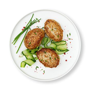 

Котлеты из филе щуки с кальмаром