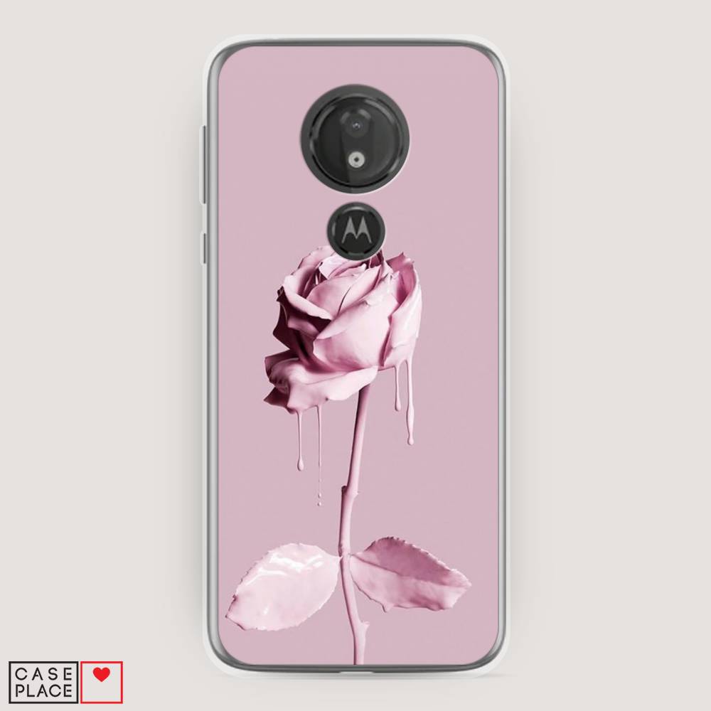 

Чехол Awog на Motorola Moto G7 Power / Моторола Мото G7 Power "Роза в краске", Разноцветный, 241350-8