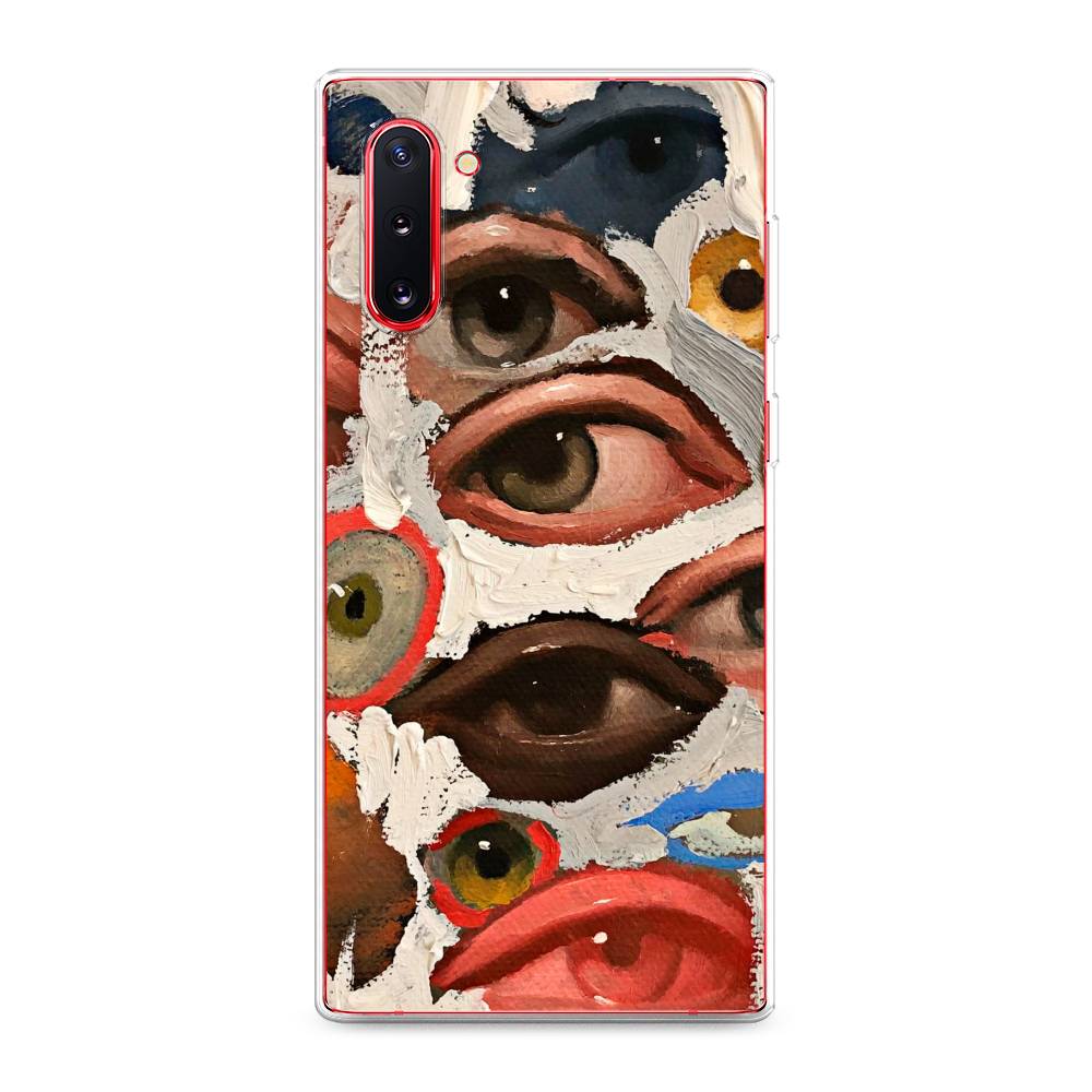 

Чехол Awog на Samsung Galaxy Note 10 "Глаза масляная живопись", Разноцветный, 28650-7