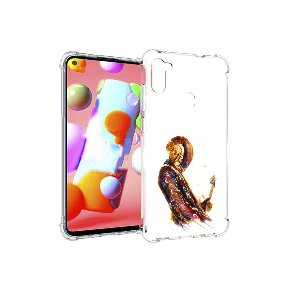

Чехол MyPads Tocco для Samsung Galaxy M11 космо-музыкант (PT147121.487.393), Прозрачный, Tocco