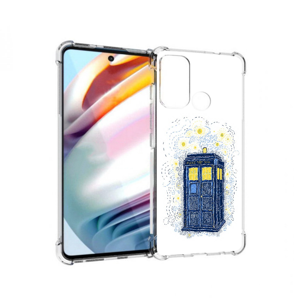 

Чехол MyPads Tocco для Motorola Moto G60 будка рисунок (PT227068.360.249), Прозрачный, Tocco