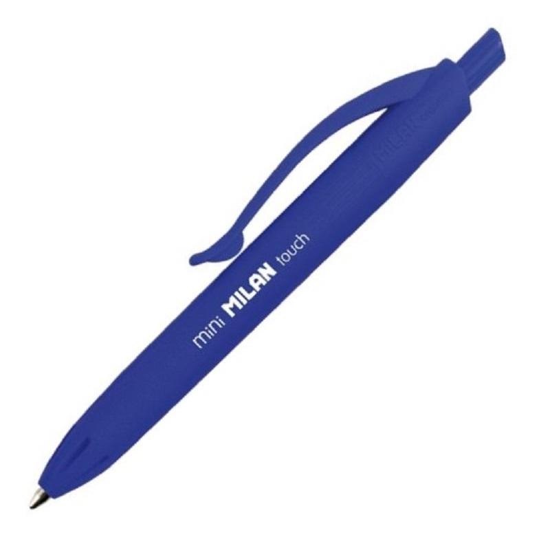 Ручка шариковая автоматическая Milan mini P1 Touch 07мм синий цвет чернил 40шт 176530140
