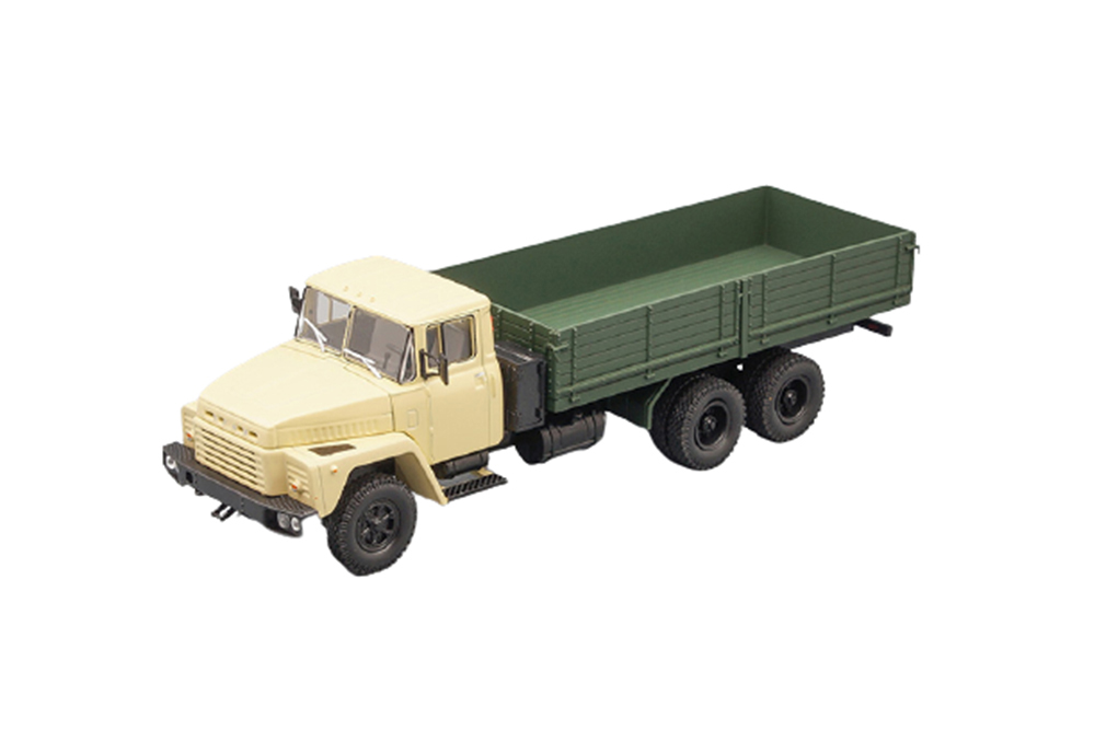 Kraz 250 onboard 1977-1989 beige/green (ussr russia) | краз 250 бортовой 1977-1989 бежевый