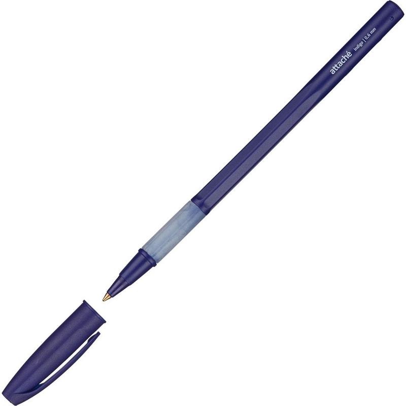 

Ручка шариковая Attache Indigo (0.6мм, синий цвет чернил, масляная основа) 50шт.