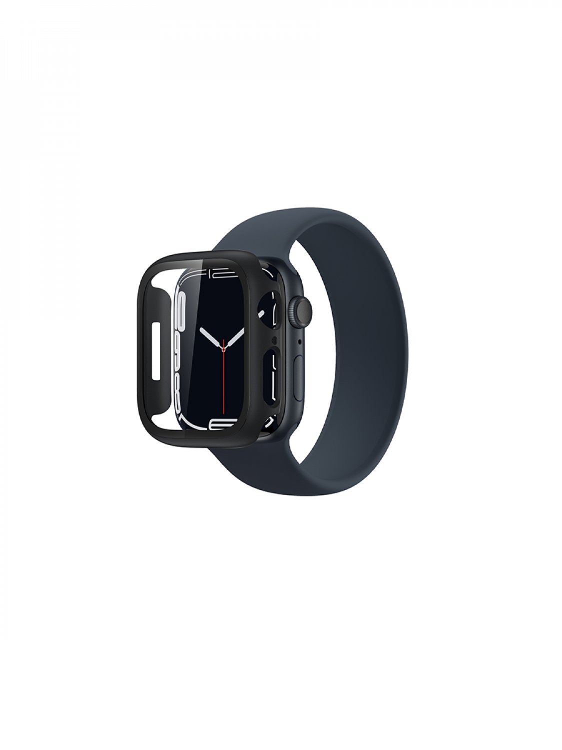 фото Защитное стекло для apple watch 41mm amazingthing marsix black с бампером