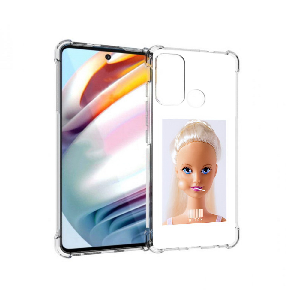 

Чехол MyPads Tocco для Motorola Moto G60 барби (PT227068.360.226), Прозрачный, Tocco