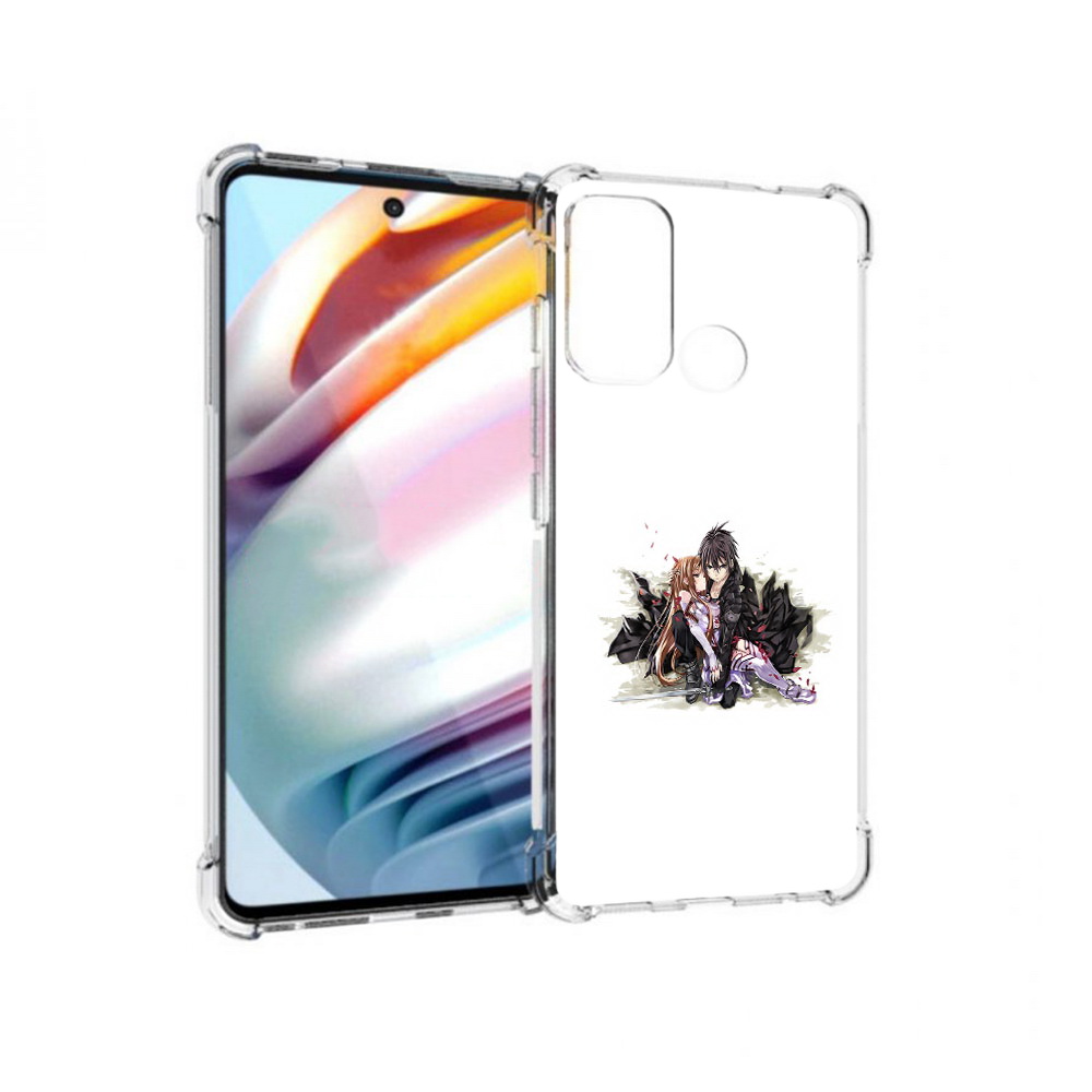 

Чехол MyPads Tocco для Motorola Moto G60 аниме асуна (PT227068.360.222), Прозрачный, Tocco