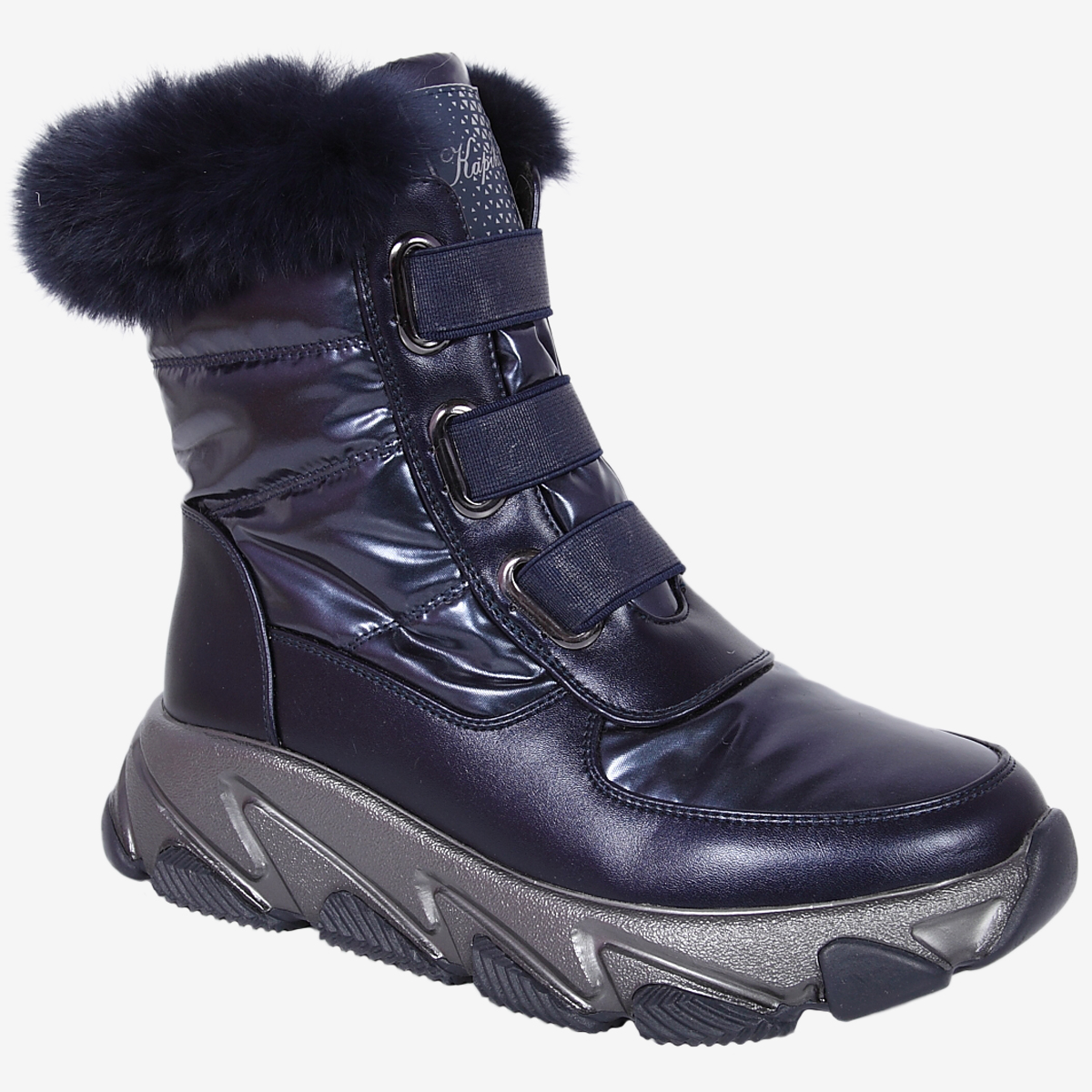 

Дутики детские Kapika 1205д-3 цв.синий р.37,5 RU, 1205д-3