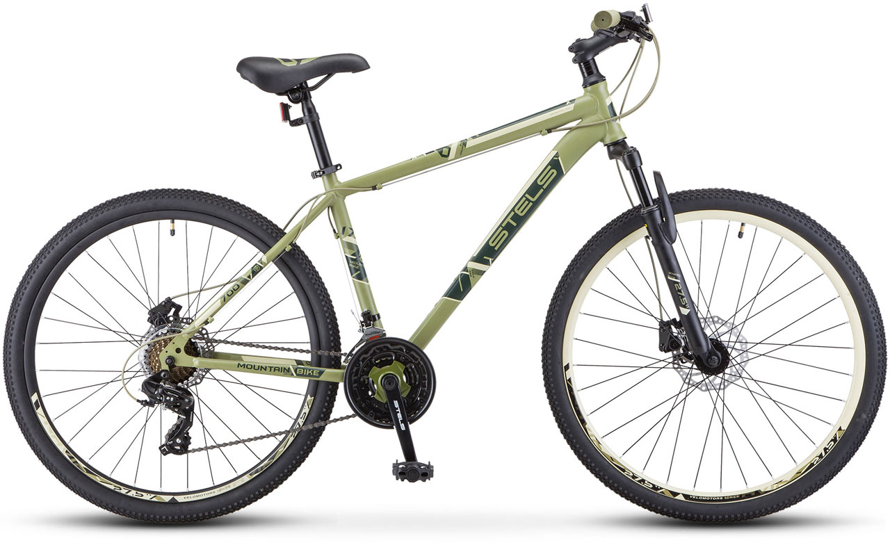 

Велосипед Stels Navigator 700 HD 27.5 2022 рост 19 хаки, Navigator 700 HD 27.5 2022