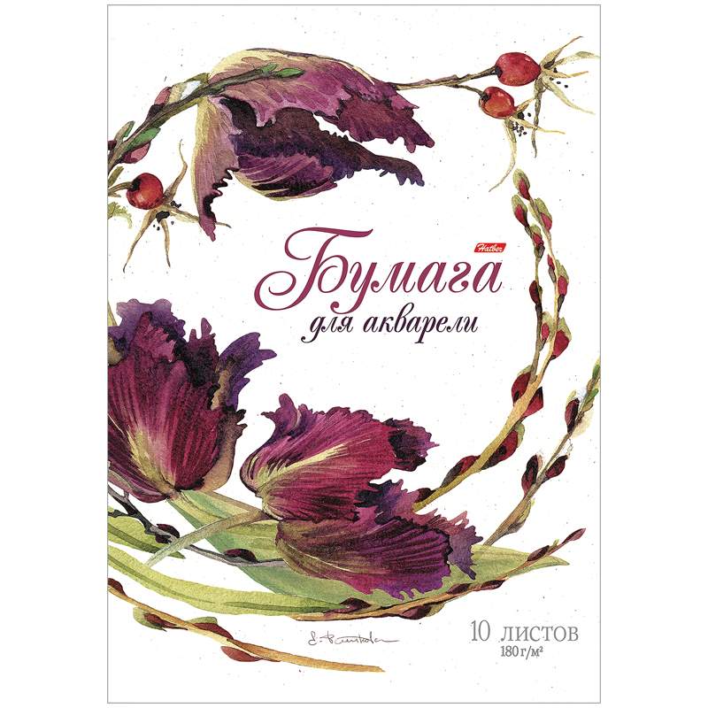 

Папка (бумага) для акварели Hatber 259136, A3, 10 листов, 180 г/м2, 3 штуки