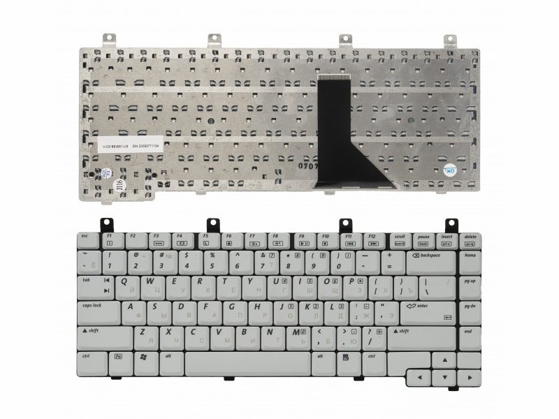 

Клавиатура для ноутбука Compaq M2000, V2000 (350787-001), 350787-001, 367777-001, 394277-001, 407856-001, 441707-001, K031802A1, K031802A1JME, K031802A2US, K0