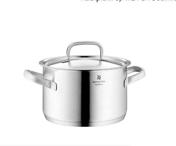 

Кастрюля глубокая WMF Gourmet Plus (724246030) 24, Серебристый, Gourmet Plus