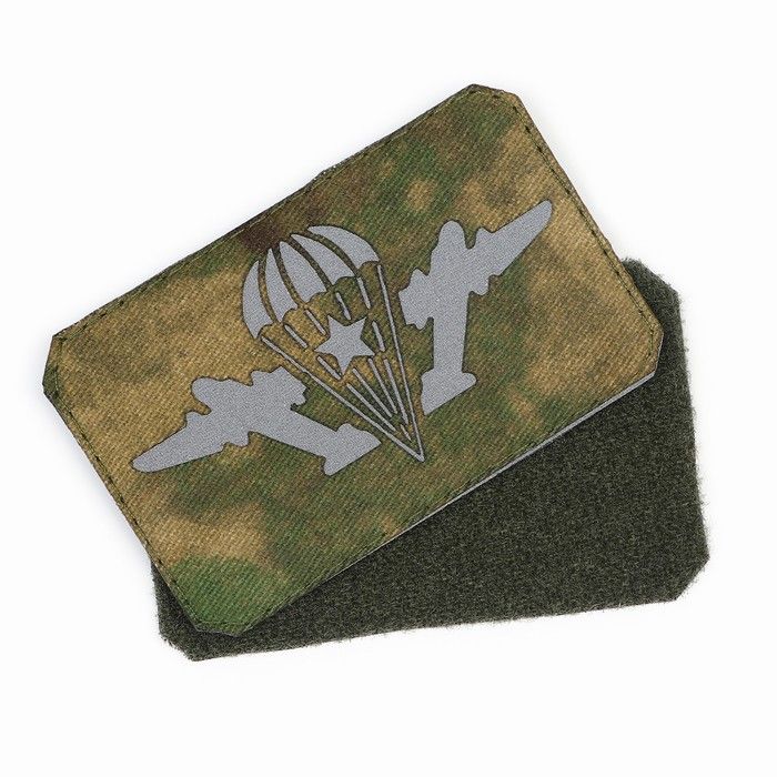 

Нашивка-шеврон "ВДВ" с липучкой, технология call sign patch, 8 х 5 см, Разноцветный, ВДВ
