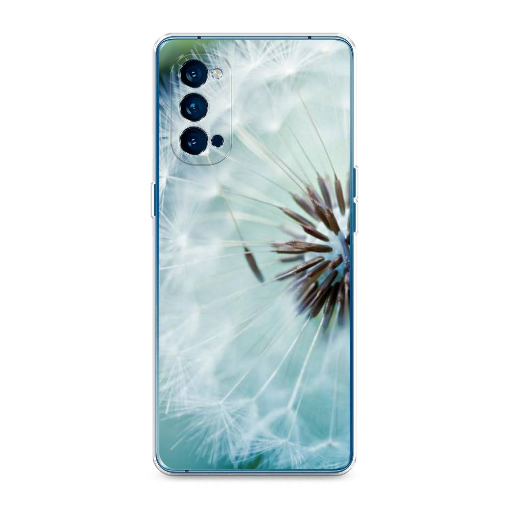 фото Силиконовый чехол "пух одуванчика" на oppo reno 4 pro 5g awog