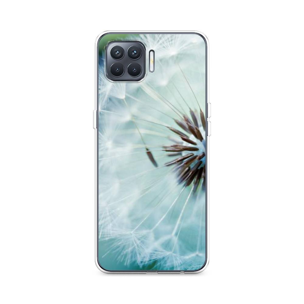 фото Силиконовый чехол "пух одуванчика" на oppo reno 4 lite awog