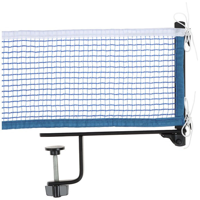 BOSHIKA Сетка для настольного тенниса, 180 х 14 см, с крепежом, цвет синий