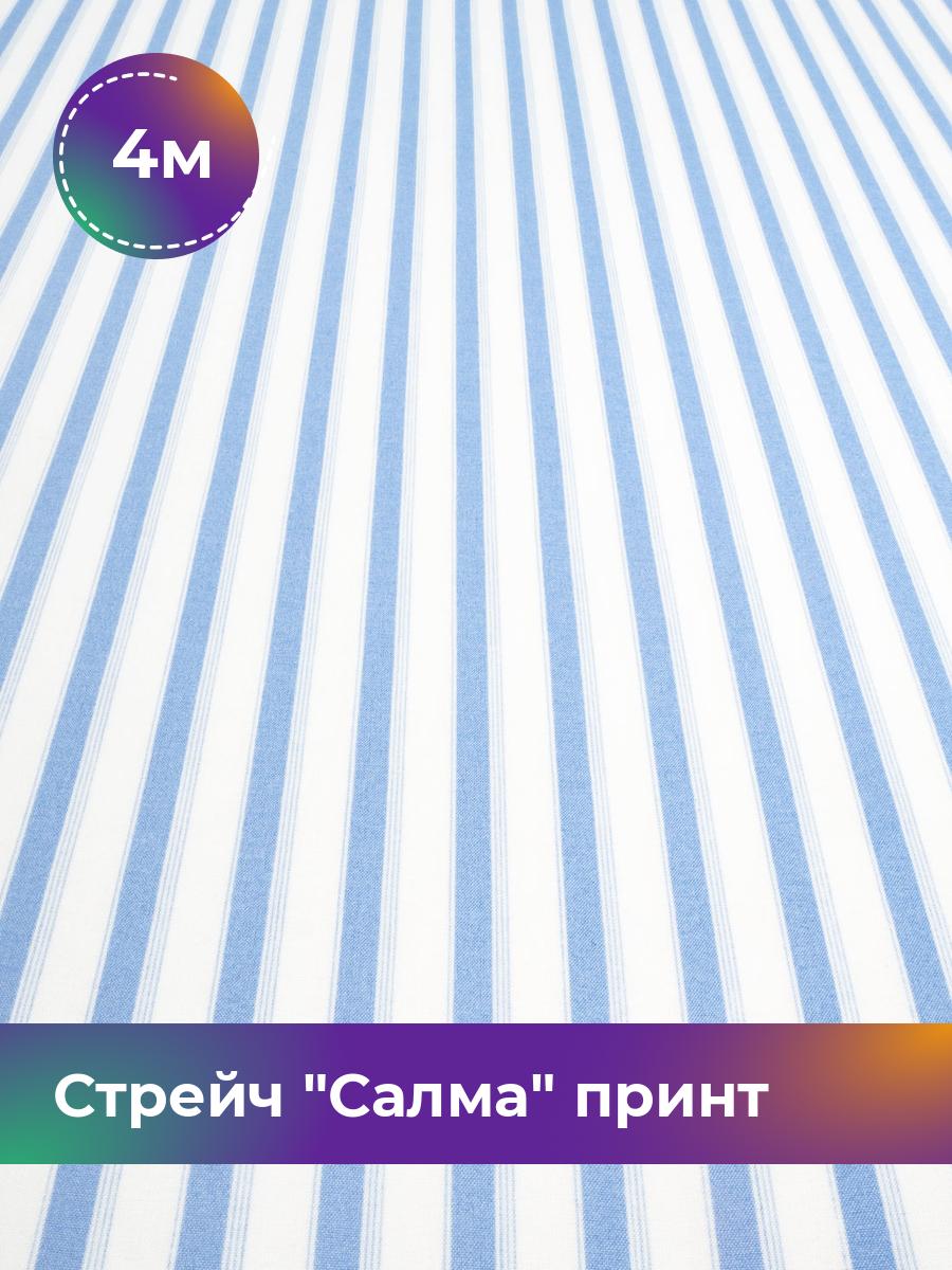 

Ткань Стрейч Салма принт Shilla, отрез 4 м * 150 см, мультиколор 009, Разноцветный, 17981070