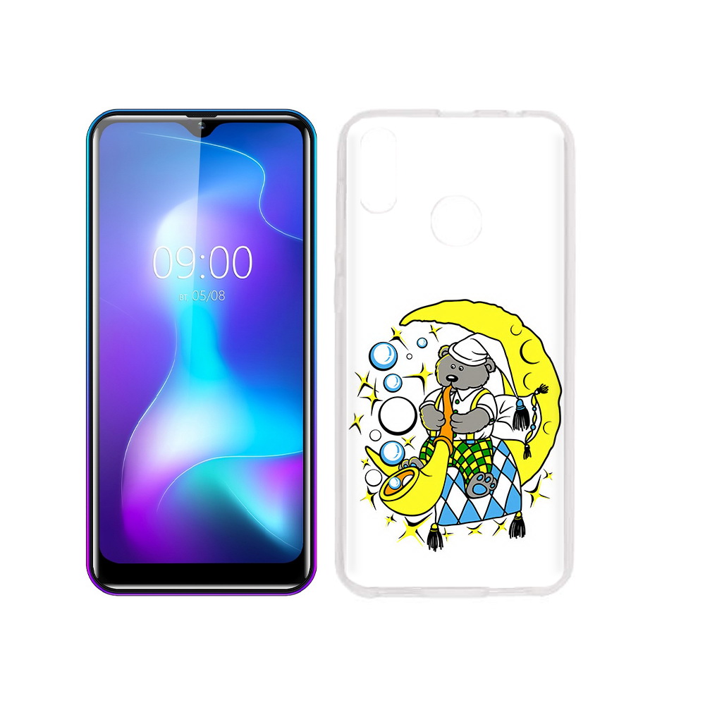 

Чехол MyPads Tocco для BQ 6042L Сырная луна, Прозрачный, Tocco