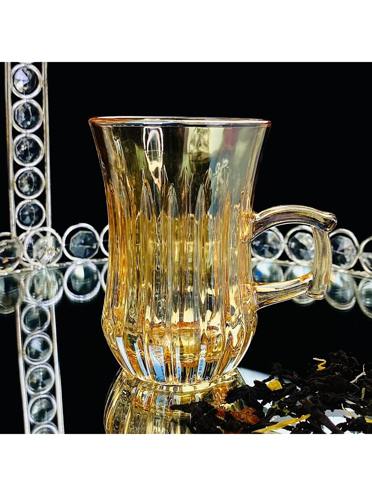 

Стаканы Lenardi стеклянные, 150 мл, 6 шт, Желтый
